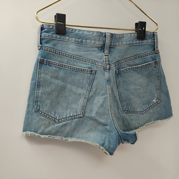 Madewell Relaxed Denim Shorts in Renfield Wash: Destructed Edition high waisted - Picture 7 of 16